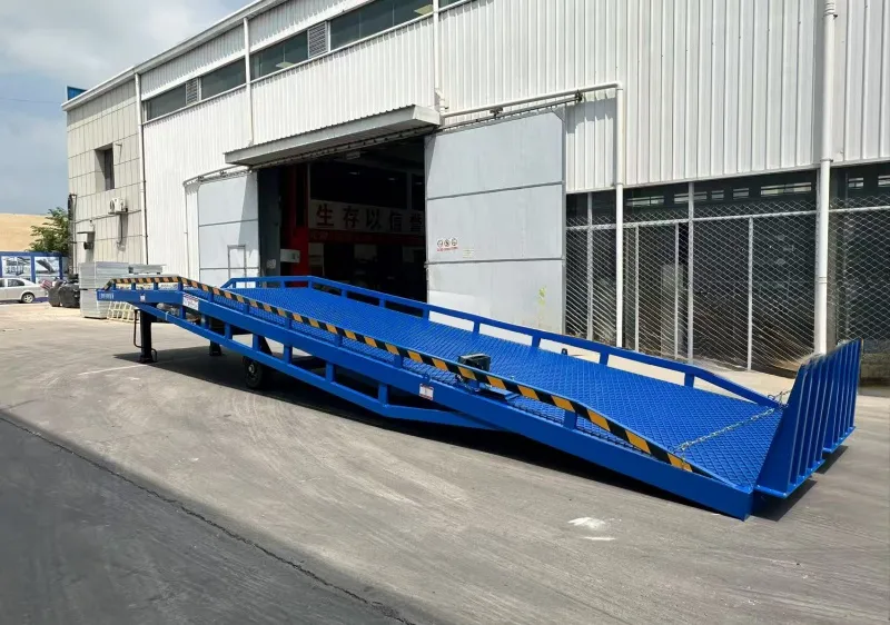 Fabricante de rampas de carga y descarga móvil de 10 toneladas
