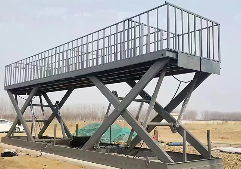 Tablas de elevación eléctrica de plataforma de elevación de tijera