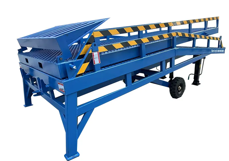 Fabricante de rampas de carga y descarga de móvil plegable de 10 toneladas