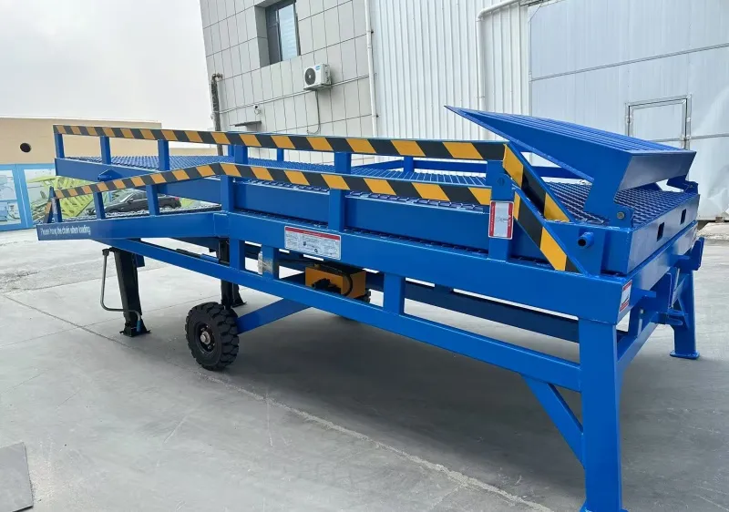 Fabricante de rampas de carga y descarga de móvil plegable de 10 toneladas