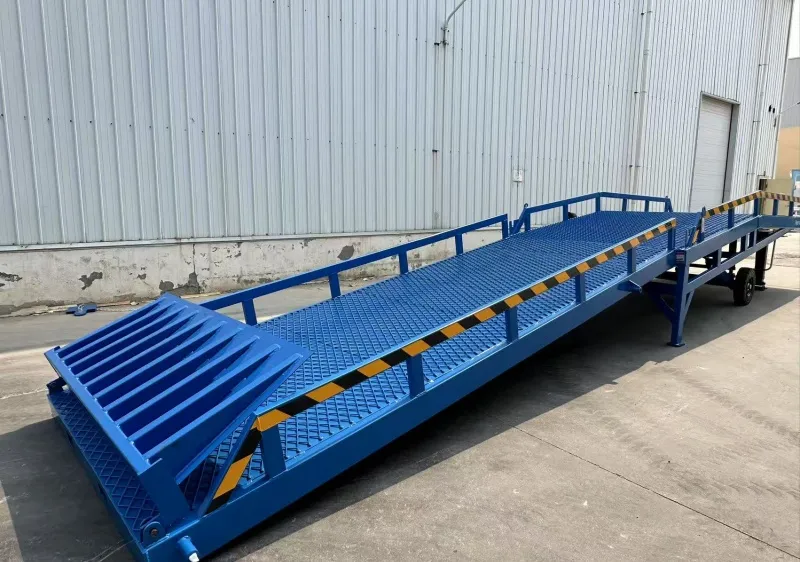 Fabricante de rampas de carga y descarga de móvil plegable de 10 toneladas