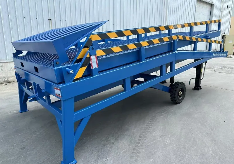 Fabricante de rampas de carga y descarga de móvil plegable de 10 toneladas