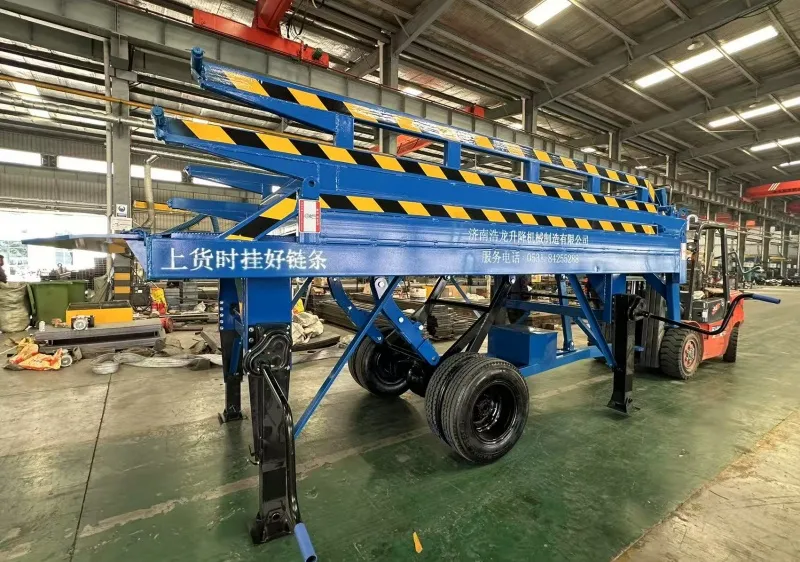 Descarga plegable de tres secciones Rampa industrial Rampa ODM