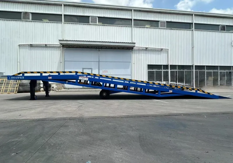 Rampa móvil de 8 toneladas de rampa móvil Rampa de carga móvil Fabricante