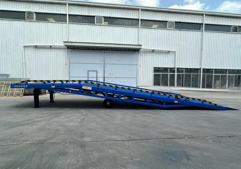 Rampa móvil de 8 toneladas de rampa móvil Rampa de carga móvil Fabricante