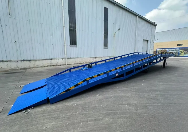 Rampa móvil de 8 toneladas de rampa móvil Rampa de carga móvil Fabricante