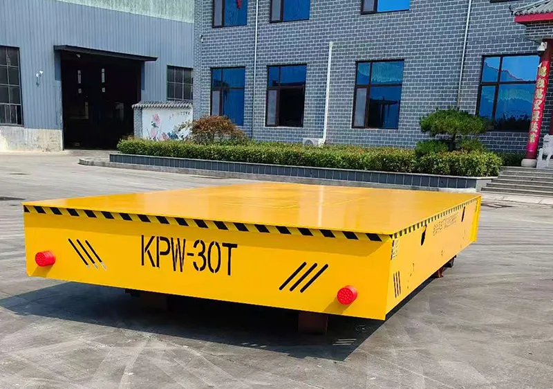 Transferencia de rueda de acero de servicio pesado Batería de carro de automóvil plano eléctrico hecho en China