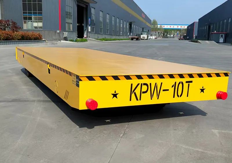 Cart de transferencia de 10 toneladas Fábrica de carritos de transferencia de ruedas de acero
